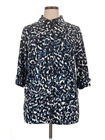 Maggie Barnes 3/4 Sleeve Blouse (view 1)
