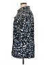 Maggie Barnes Animal Print Blue 3/4 Sleeve Blouse Size 14W - photo 5