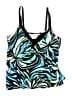 Coco Reef Print Blue Swimsuit Top Size XL - photo 1