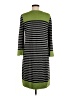 Siena Studio Stripes Green Casual Dress Size M - photo 2