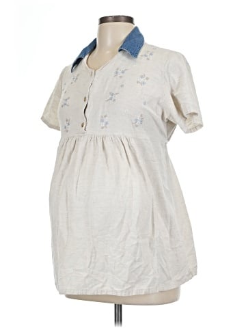 Kathy Ireland Short Sleeve Blouse (view 1)