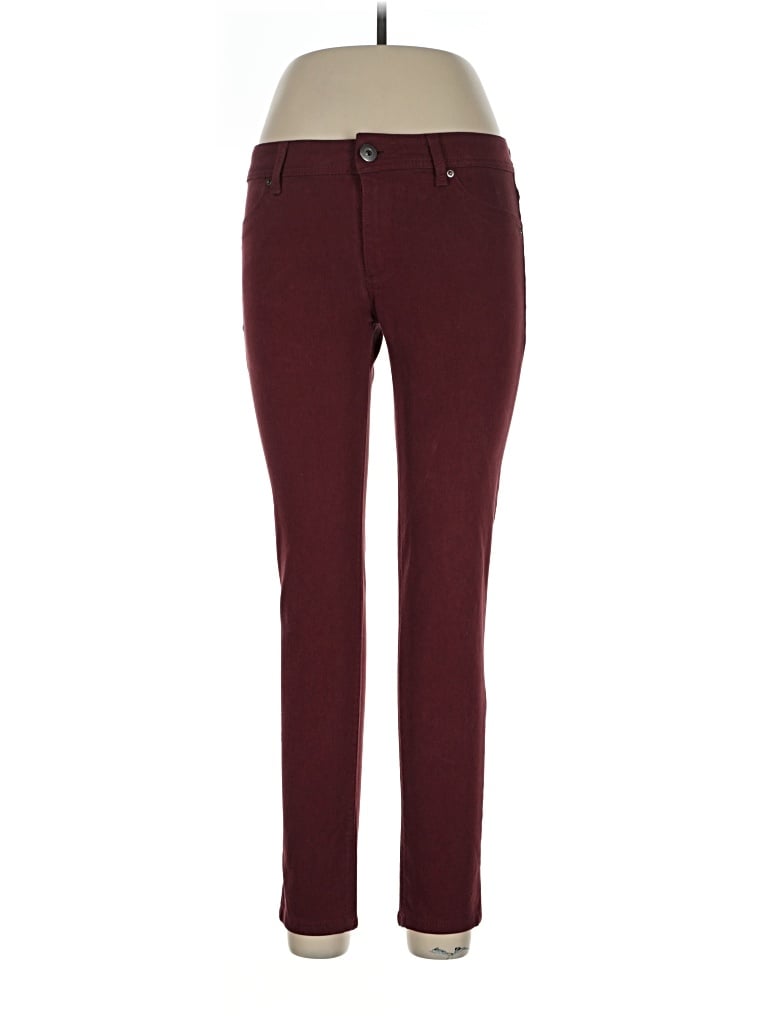 Pre-owned Dl1961 Jeggings In Burgundy