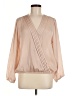 Emma & Olivia Tan Long Sleeve Blouse Size M - photo 1