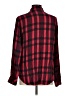 Sanctuary 100% Rayon Plaid Red Long Sleeve Button-Down Shirt Size M - photo 2