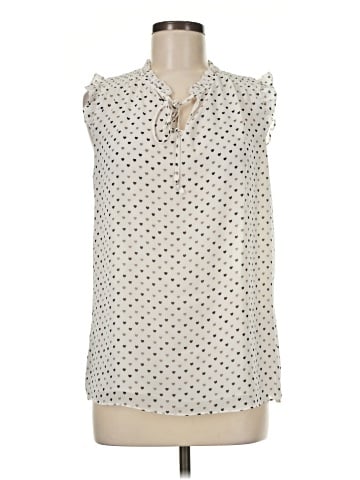 Rose + Olive Sleeveless Blouse (view 1)