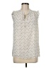 Rose + Olive 100% Polyester Ivory Sleeveless Blouse Size M - photo 1