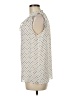 Rose + Olive 100% Polyester Ivory Sleeveless Blouse Size M - photo 5