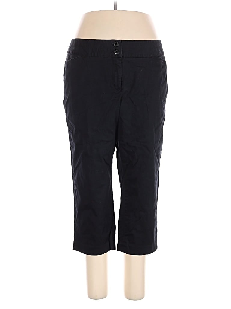Pre-owned Lane Bryant Casual Pants In Black
