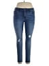 a.n.a. A New Approach Solid Blue Jeans Size 14 - photo 1
