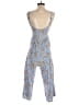 Xhilaration 100% Rayon Paisley Blue Jumpsuit Size XS - photo 2