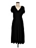 Metrostyle Solid Black Casual Dress Size M - photo 1