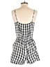 Ci Sono 100% Cotton Checkered-gingham Black Romper Size S - photo 2