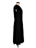 Metrostyle Solid Black Casual Dress Size M - photo 4