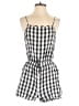 Ci Sono 100% Cotton Checkered-gingham Black Romper Size S - photo 1