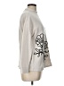 Como Blu Floral Ivory Pullover Sweater Size L - photo 4