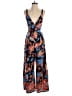 Shein Paisley Blue Jumpsuit Size 2 - photo 1