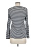 Pure Collection Stripes Silver Long Sleeve Turtleneck Size 8 - 10 - photo 2
