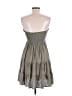 Unbranded 100% Polyester Gray Green Casual Dress Size L - photo 2