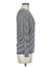 Pure Collection Stripes Silver Long Sleeve Turtleneck Size 8 - 10 - photo 4
