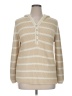 Chico's 100% Cotton Tan Pullover Sweater Size XL (3) - photo 1