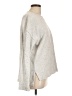 DKNY Jeans Metallic Silver Pullover Sweater Size L - photo 4