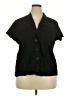 Briggs Black Short Sleeve Blouse Size XXL - photo 1