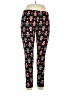 Faded Glory Floral Black Leggings Size 18 - photo 1
