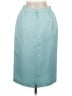 Sag Harbor 100% Polyester Solid Teal Formal Skirt Size 8 Petite - photo 2