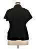 Briggs Black Short Sleeve Blouse Size XXL - photo 2