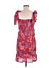 Lost + Wander 100% Rayon Tropical Red Cocktail Dress Size L - photo 2