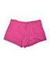 Lorimer NYC 100% Polyester Hearts Pink Shorts Size 00 - photo 1