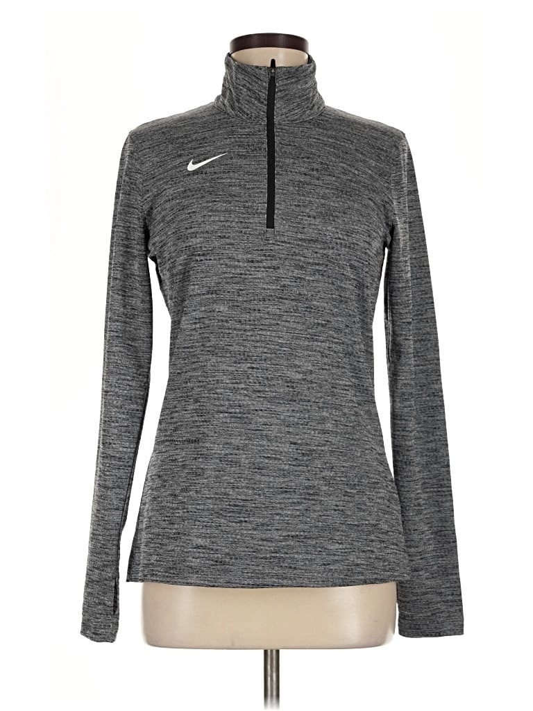 Pre-owned Nike Pullover Sweater In Gray