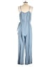 Vince Camuto Solid Blue Jumpsuit Size S - photo 2