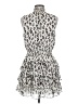 Express 100% Polyester Animal Print Silver Cocktail Dress Size M - photo 2