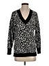 Vince Camuto Animal Print Black Pullover Sweater Size XS - photo 1