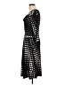 Reborn 100% Elastane Polka Dots Black Cocktail Dress Size L - photo 5