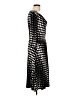 Reborn 100% Elastane Polka Dots Black Cocktail Dress Size L - photo 4