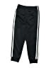 Adidas 100% Polyester Black Track Pants Size 6 - photo 2