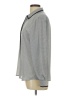 Ann Taylor LOFT 100% Polyester Houndstooth Gray Long Sleeve Blouse Size Lg Petite - photo 5