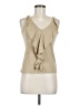 MICHAEL Michael Kors Tan Sleeveless Blouse Size M (petite) - photo 1