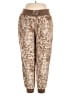 ASOS 100% Polyester Animal Print Brown Casual Pants Size 16 - photo 1