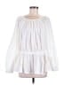 Mara Hoffman 100% Cotton Ivory Long Sleeve Blouse Size 12 - photo 1