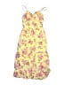 Assorted Brands 100% Polyester Floral Yellow Dress Size 14 - photo 1