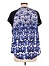 Talbots 100% Polyester Black Short Sleeve Top Size L - photo 2