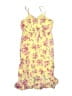 Assorted Brands 100% Polyester Floral Yellow Dress Size 14 - photo 2