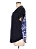 Talbots 100% Polyester Black Short Sleeve Top Size L - photo 5