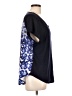 Talbots 100% Polyester Black Short Sleeve Top Size L - photo 4