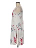 Unbranded Floral Ivory Casual Dress Size M - photo 5