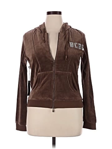 BCBGMAXAZRIA Zip Up Hoodie (view 1)