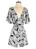 Ann Taylor LOFT Graphic Gray Romper Size 00 Petite - photo 1
